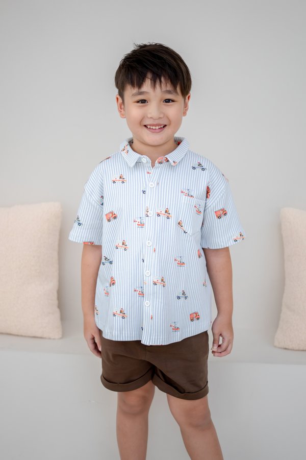 Super Rescue Team Classic Collar Boy Shirt
