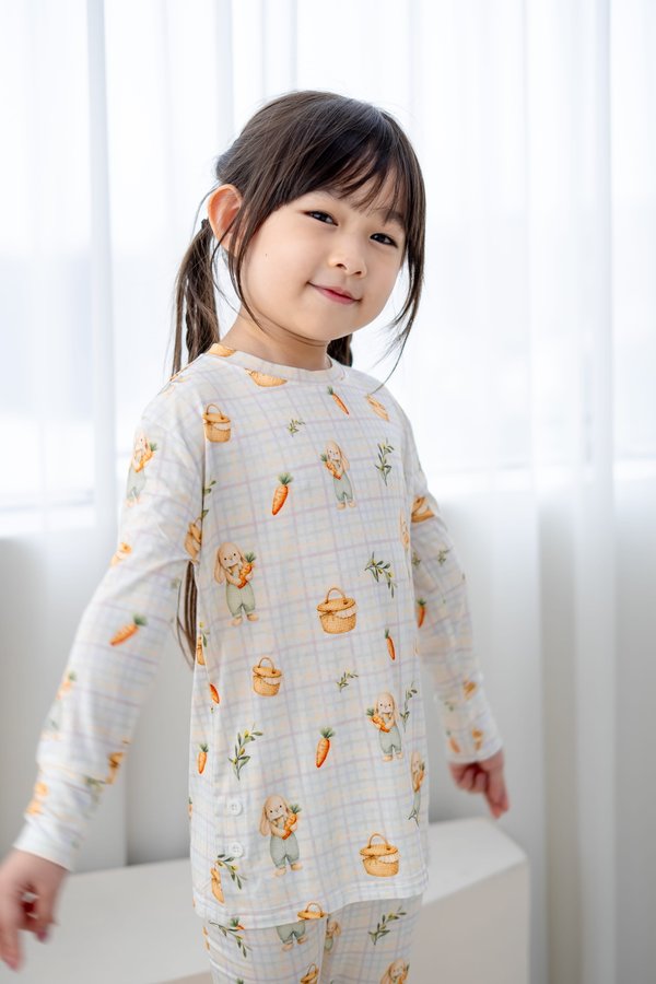 Cottage Bunnies Bamboo Long Sleeve 2 Pc Set +