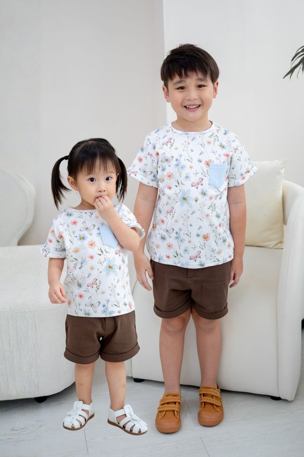 Blush Of Spring Unisex Cotton Pocket Tee