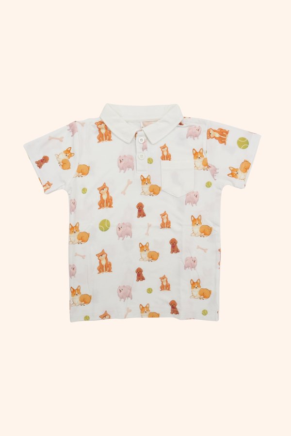 Pawsitive Vibes Bamboo Polo Tee