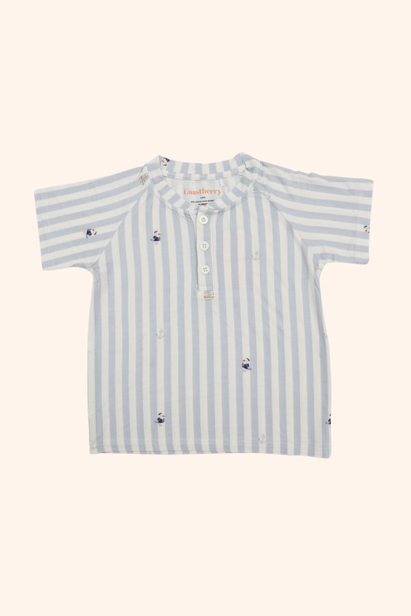 Captain Seagull Bamboo Henley Tee