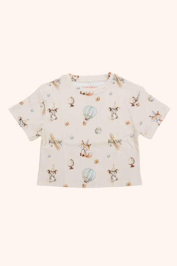 [Kids] Vintage Party Travels Boxy Tee