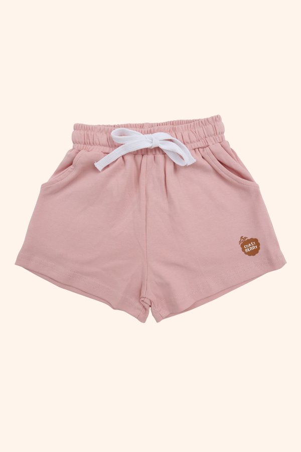 [Kids] Classic Drawstring Jersey Shorts in Pink
