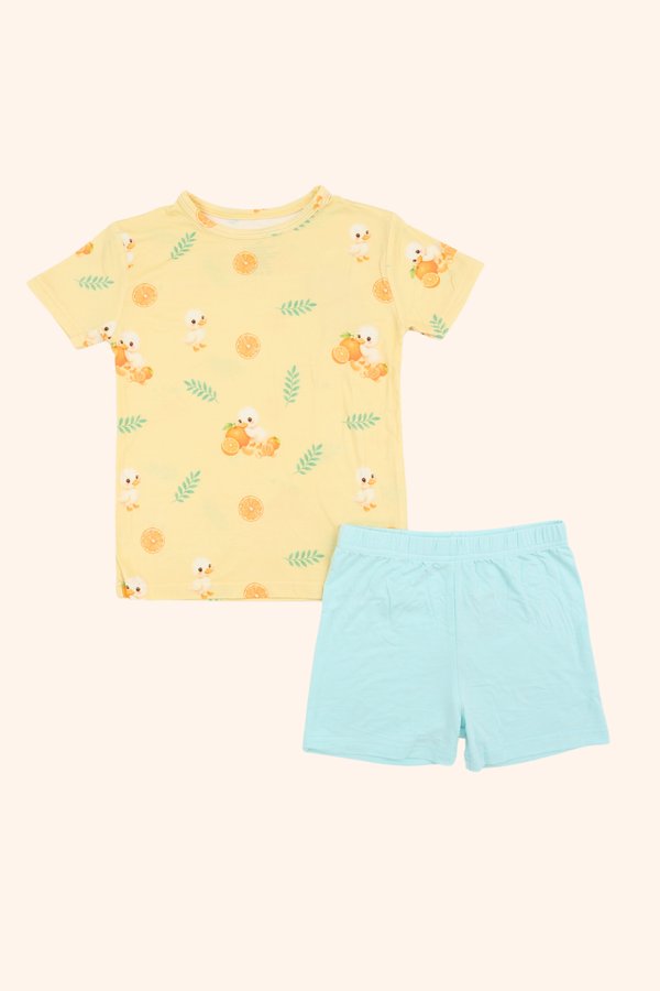 Zesty Duckies Bamboo Tee & Shorts Set