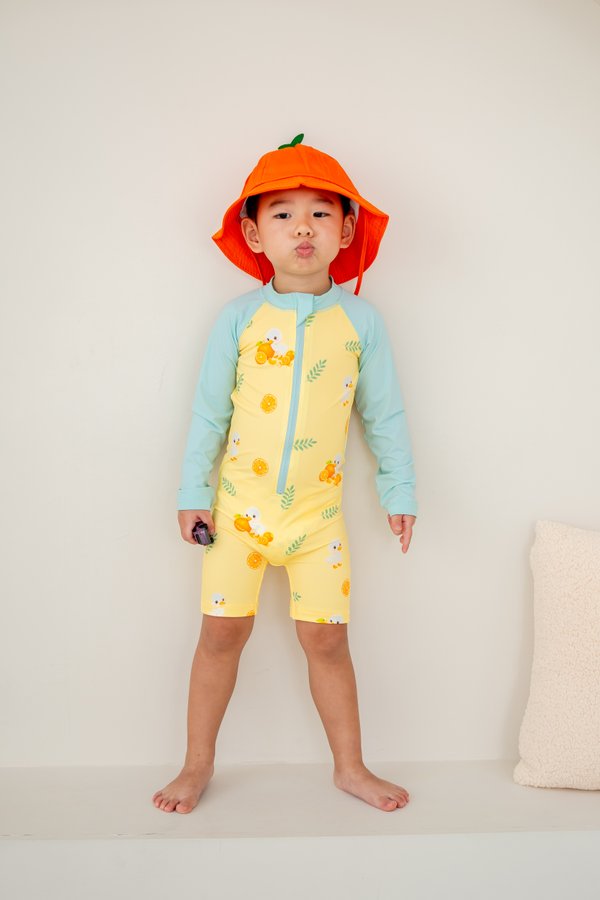 Zesty Duckies UPF50+ Long Sleeve Swimsuit V2