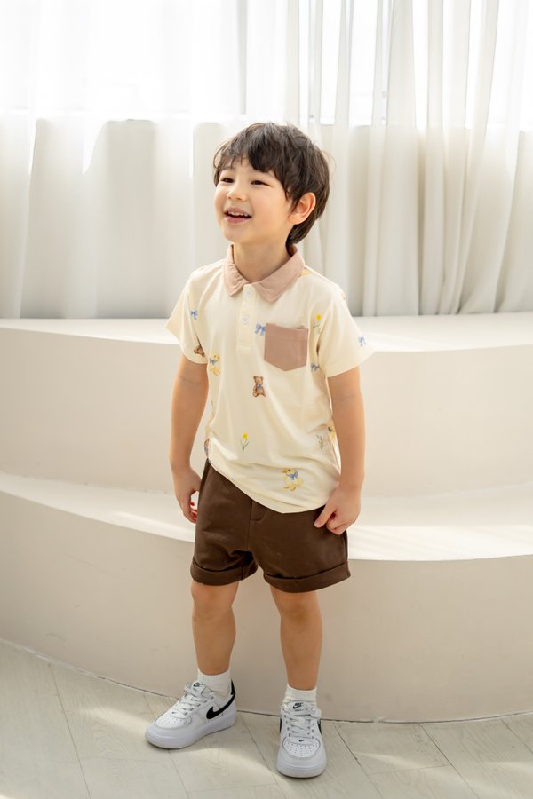 Ducky & Bear Bamboo Polo Tee